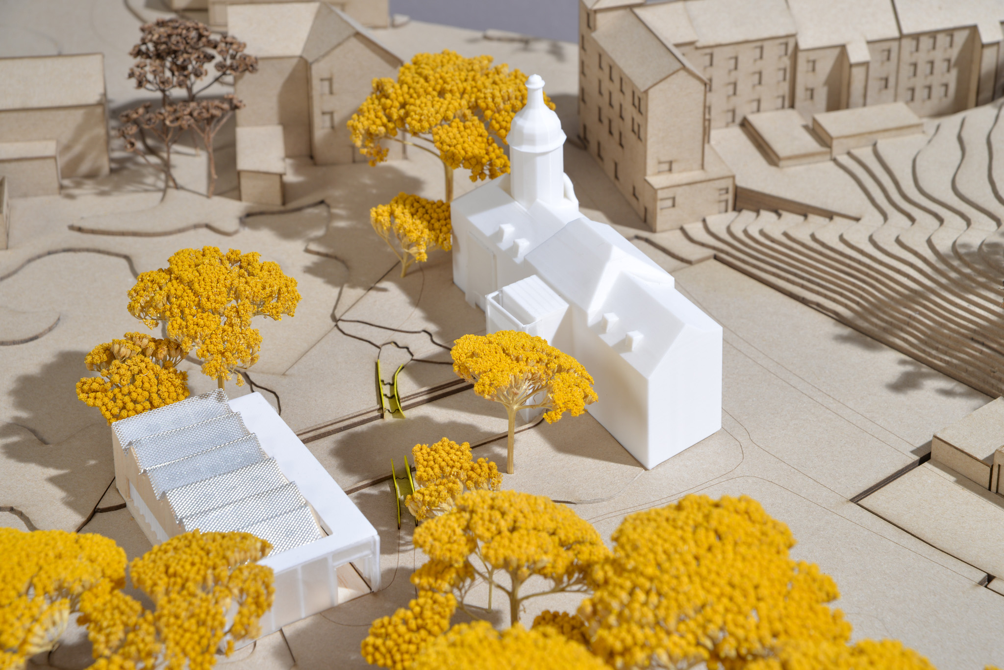 Einsatzmodell eines Architekturprojekts in Glauchau