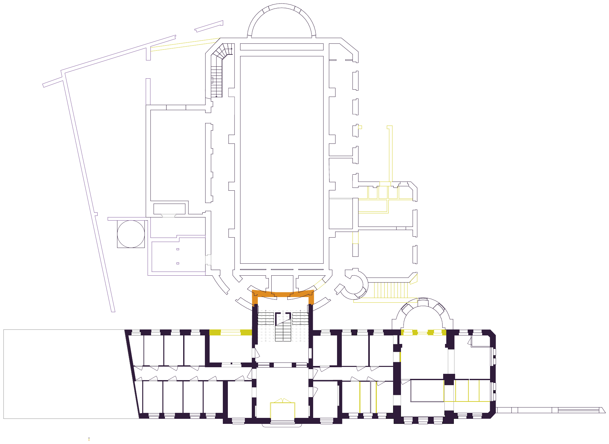 Bauphasenplan des Erdgeschosses