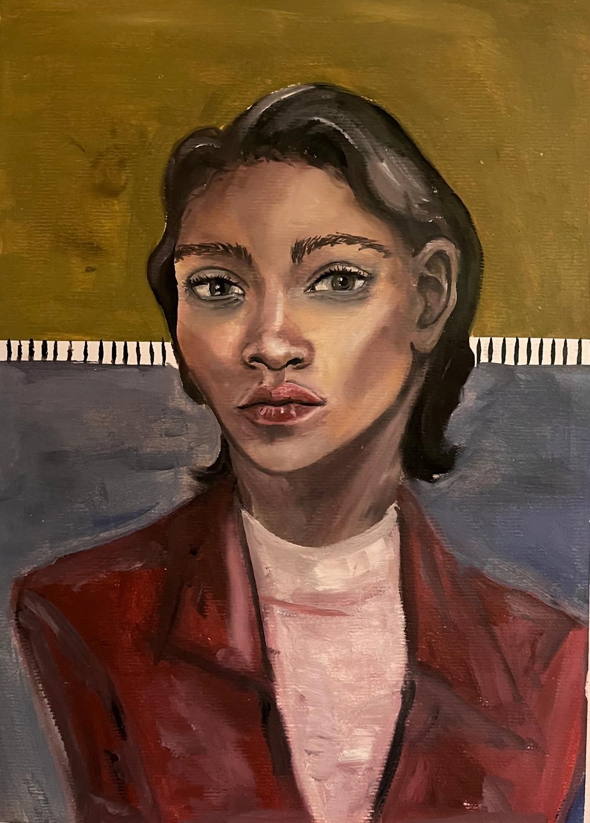 Porträtarbeit 3 aus Sophies Portraitserie