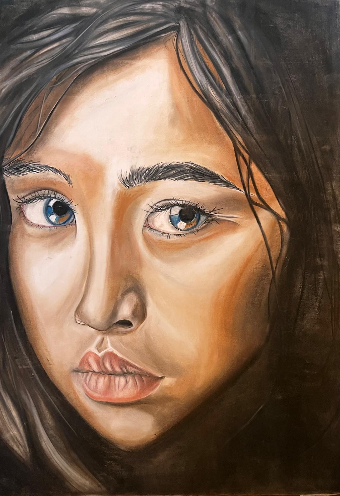 Porträtarbeit 7 aus Sophies Portraitserie