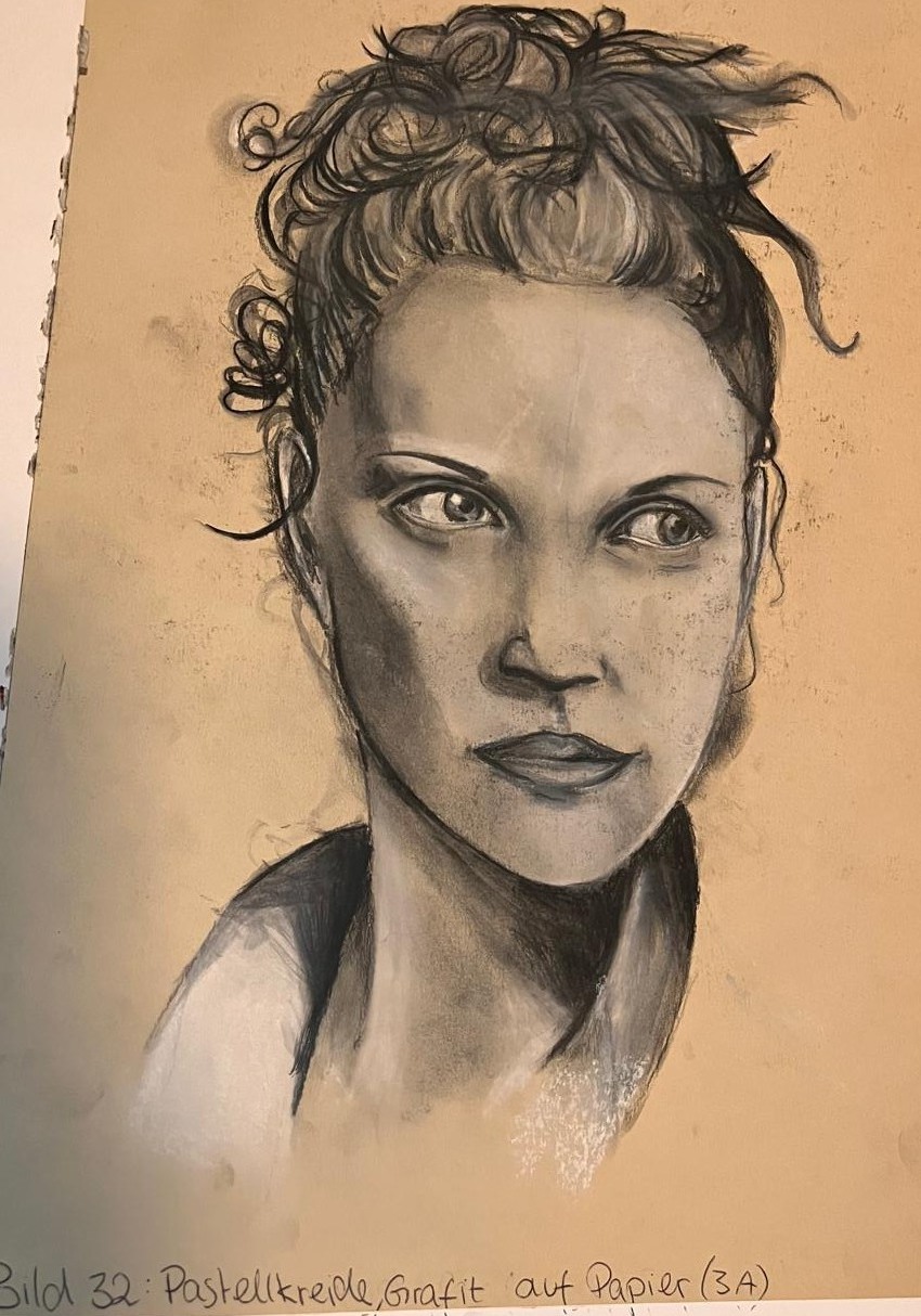 Porträtarbeit 12 aus Sophies Portraitserie