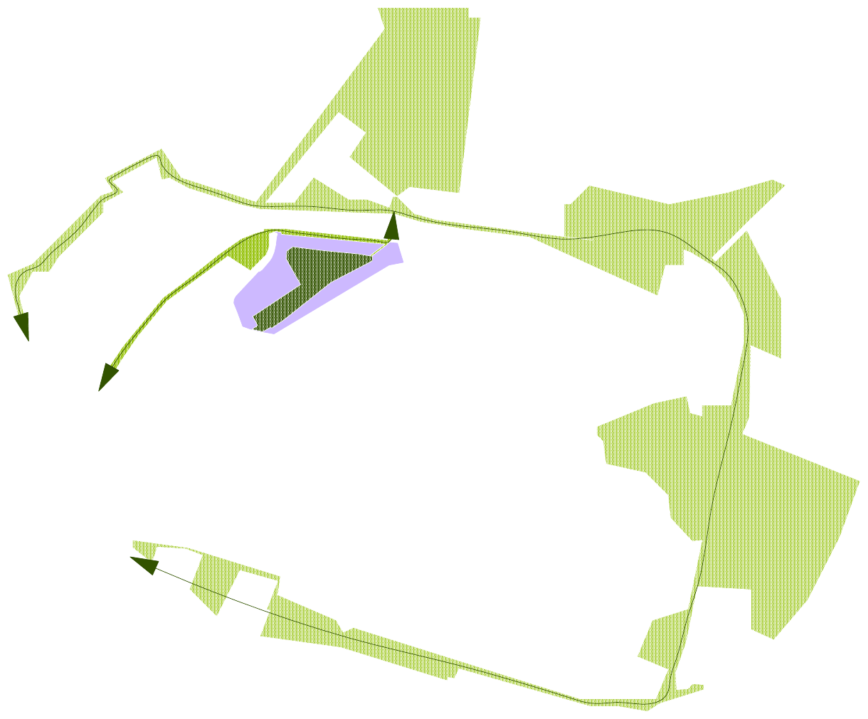 Piktogramm zum Parkbogen in Leipzig