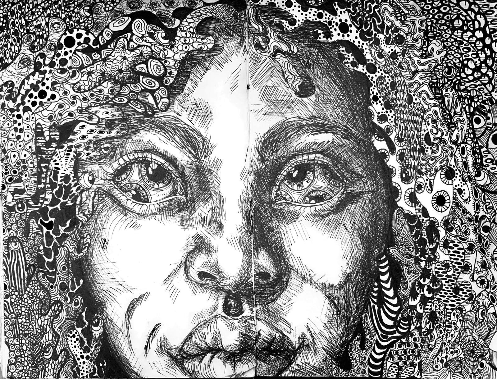 Zeichnung 16 aus Sophies Zeichenserie